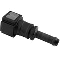 4LifetimeLines Fuel Line Quick Connect , Straight Push-On, Adapter for 1/4 in Steel to 5/16 in Nylon Tubing, Bag of 2 - 4LifetimeLines