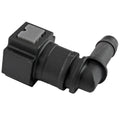 4LifetimeLines Fuel Line Quick Connect , 90 Degree Push-On, Adapter for 5/16 in Steel to 3/8 in Nylon Tubing, Bag of 2 - 4LifetimeLines