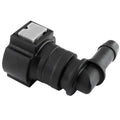 4LifetimeLines Fuel Line Quick Connect , 90 Degree Push-On, Adapter for 3/8 in Steel to 3/8 in Nylon Tubing, Bag of 2 - 4LifetimeLines
