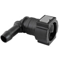 4LifetimeLines Fuel Line Quick Connect , 90 Degree Push-On, Adapter for 3/8 in Steel to 3/8 in Nylon Tubing, Bag of 2 - 4LifetimeLines