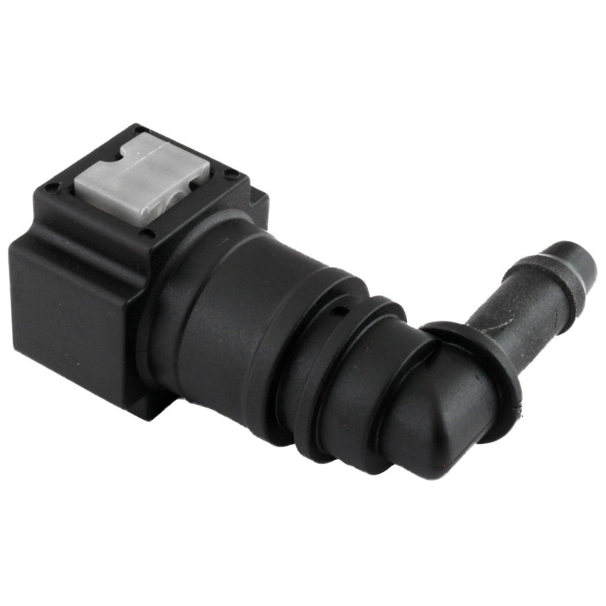 4LifetimeLines Fuel Line Quick Connect , 90 Degree Push-On, Adapter for 3/8 in Steel to 5/16 in Nylon Tubing, Bag of 2 - 4LifetimeLines