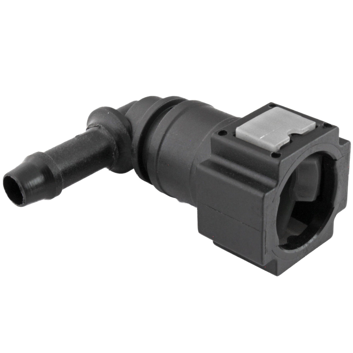 4LifetimeLines Fuel Line Quick Connect , 90 Degree Push-On, Adapter for 3/8 in Steel to 5/16 in Nylon Tubing, Bag of 2 - 4LifetimeLines
