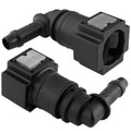 4LifetimeLines Fuel Line Quick Connect , 90 Degree Push-On, Adapter for 3/8 in Steel to 5/16 in Nylon Tubing, Bag of 2 - 4LifetimeLines