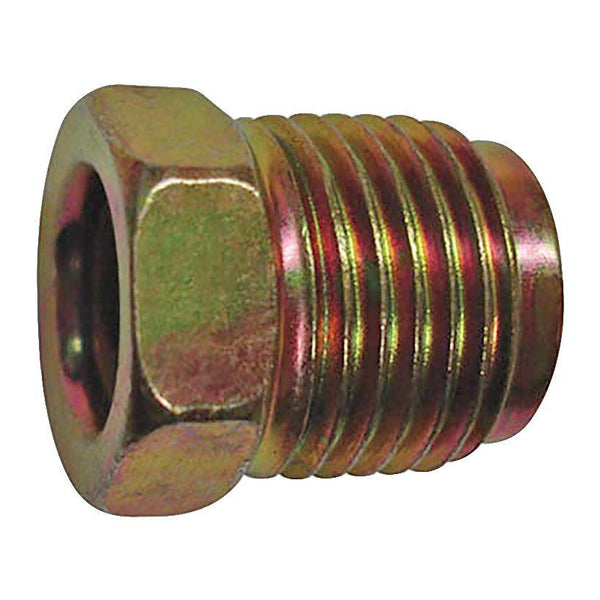Fuel Line Steel Tube Nut | 3/8" Tube (M16x1.5 Surface Seal) | Inverted Flare | 10ct