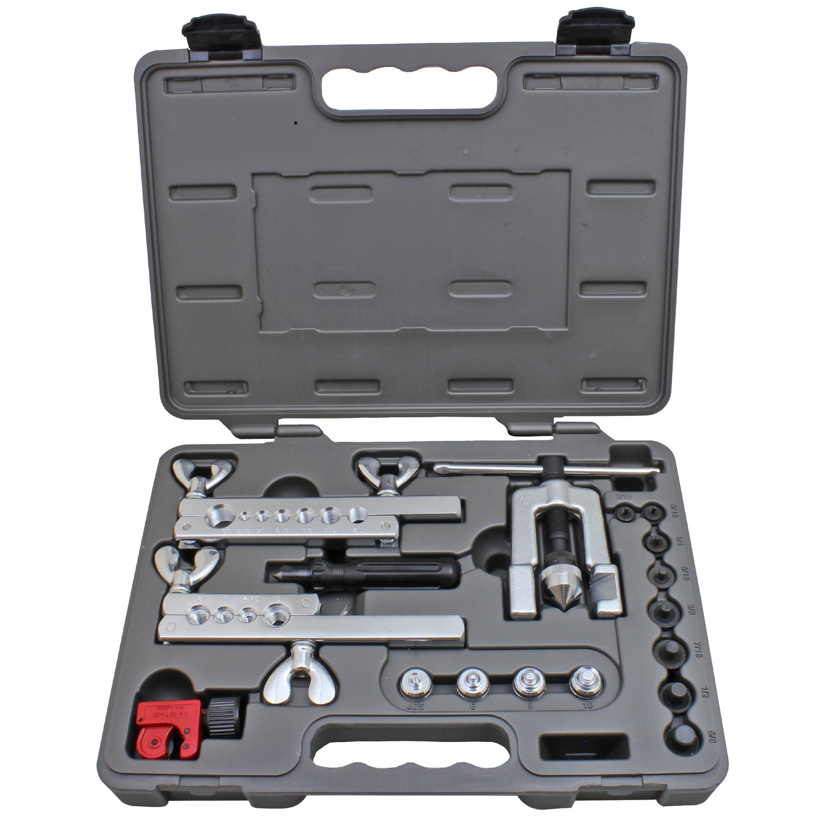 Pro Brake Line Flare Tool Kit SAE Double Flares & ISO Bubble Flares