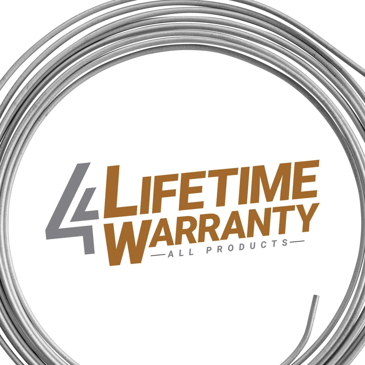 3/16" x 25' | Galvanized Steel Brake Line Kit | 2 Kits - 4LifetimeLines