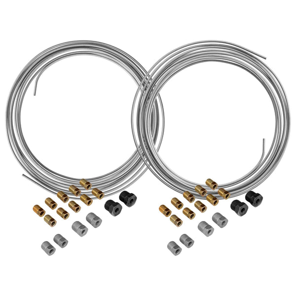 3/16" x 25' | Galvanized Steel Brake Line Kit | 2 Kits - 4LifetimeLines