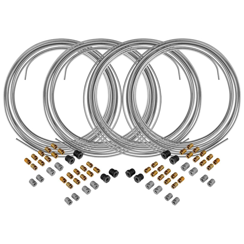 3/16" x 25 | Galvanized Steel Brake Line Kit | 4 Kits - 4LifetimeLines