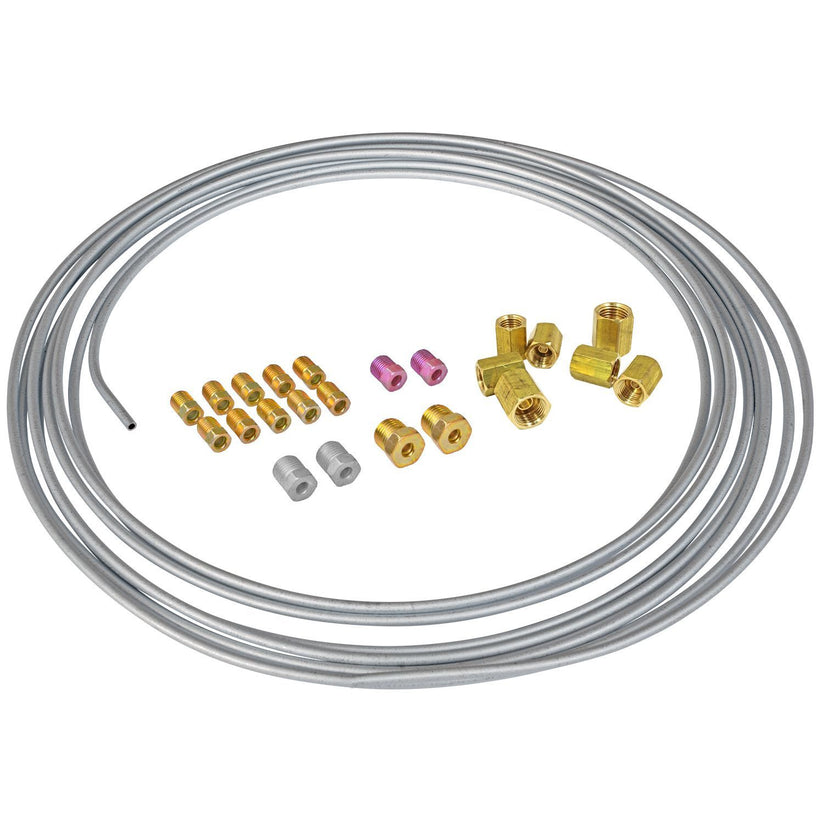 3/16" Galvanized Steel Brake Line Replacement Kit and 3/16" Union Kit - 4LifetimeLines