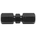 Black Oxide Coated Steel Brake Line Fitting 1/4" Compression Union - 4LifetimeLines LTHPCF14