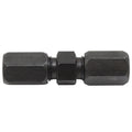 Black Oxide Coated Steel Brake Line Fitting 3/16" Compression Union - 4LifetimeLines LTHPCF316
