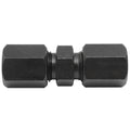 Black Oxide Coated Steel Brake Line Fitting 3/8" Compression Union - 4LifetimeLines LTHPCF38