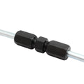 Black Oxide Coated Steel Brake Line Fitting 3/8" Compression Union - 4LifetimeLines LTHPCF38