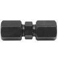 Black Oxide Coated Steel Brake Line Fitting 5/16" Compression Union - 4LifetimeLines LTHPCF516