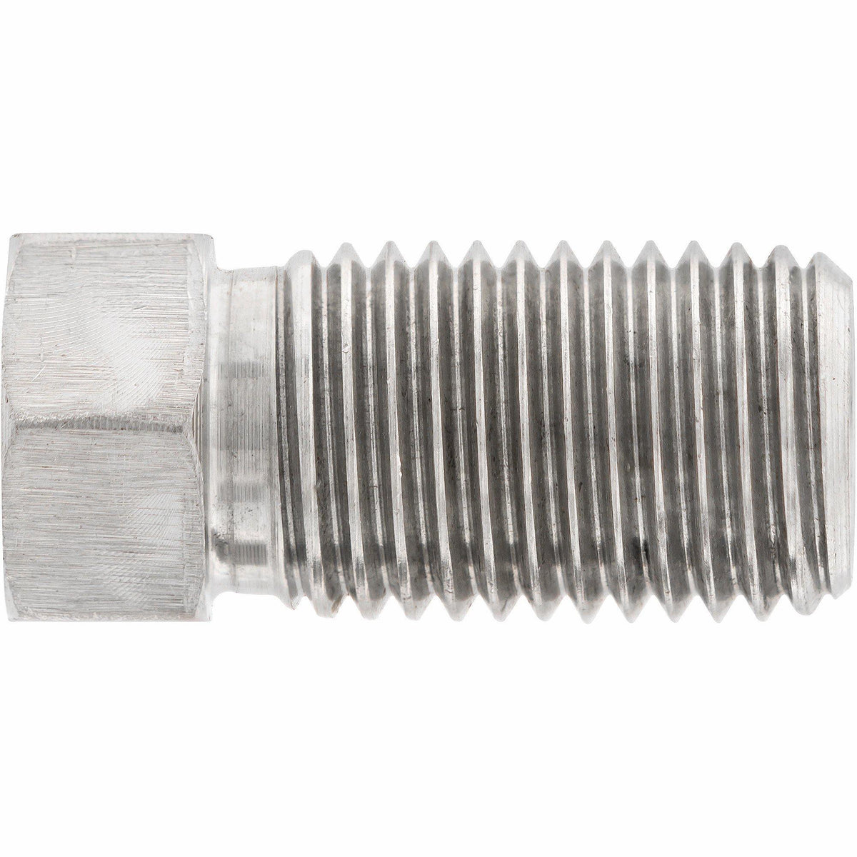 3/16" (3/8-24 Inverted) | Stainless Steel Brake Line Tube Nut | Long | 10ct - 4LifetimeLines