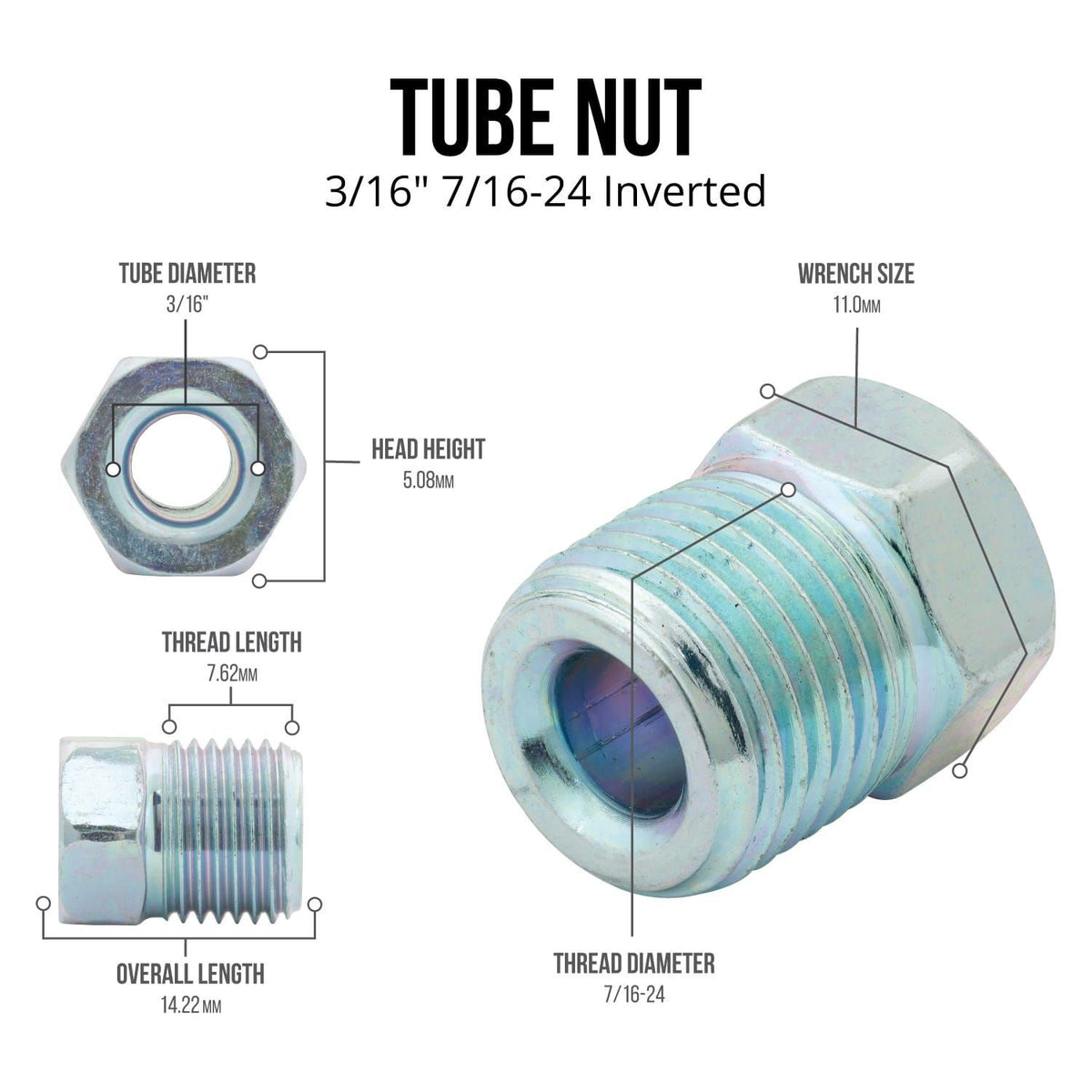 How to Choose the Correct Brake Line Tube Nut