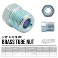 4LifetimeLines 3/16" Brake Line Replacement Fitting Kit, Steel Tube Nuts, Pack of 16 - 4LifetimeLines