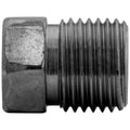 4LifetimeLines Brake Line Tube Nut - 1/4 (7/16-24 Inverted), Black Oxide Coated Steel, Bag of 10 - 4LifetimeLines