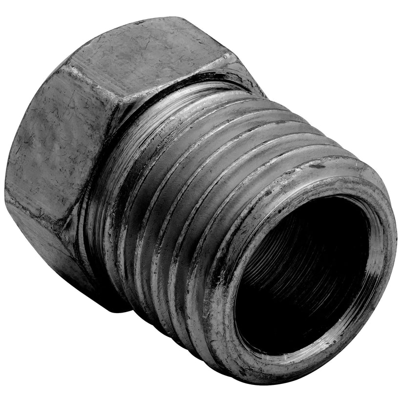 4LifetimeLines Brake Line Tube Nut - 5/16 (1/2-20 Inverted), Black Oxide Coated Steel, Bag of 10 - 4LifetimeLines