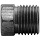 4LifetimeLines Brake Line Tube Nut - 5/16 (1/2-20 Inverted), Black Oxide Coated Steel, Bag of 10 - 4LifetimeLines