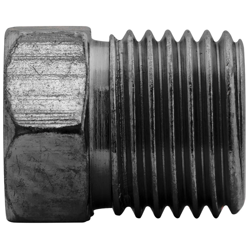 4LifetimeLines Brake Line Tube Nut - 5/16 (1/2-20 Inverted), Black Oxide Coated Steel, Bag of 10 - 4LifetimeLines