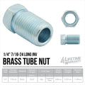 4LifetimeLines 1/4" Brake Line Replacement Fitting Kit, Steel Tube Nuts, Pack of 16 - 4LifetimeLines