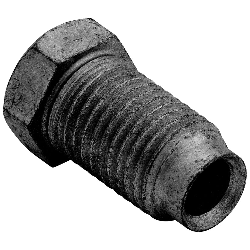 4LIFETIMELINES Brake Line Tube Nut - 3/16 (3/8-24 Bubble), Black Oxide Coated Steel, Bag of 10 - 4LifetimeLines