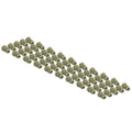 4LifetimeLines 3/16 (M10 x 1.0 Bubble) Steel Brake Line Fitting, Tube Nut, Pack of 50 - 4LifetimeLines