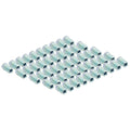 4LifetimeLines 3/16 (M10x1.0 Inverted) Steel Brake Line Fitting, Tube Nut, Pack of 50 - 4LifetimeLines