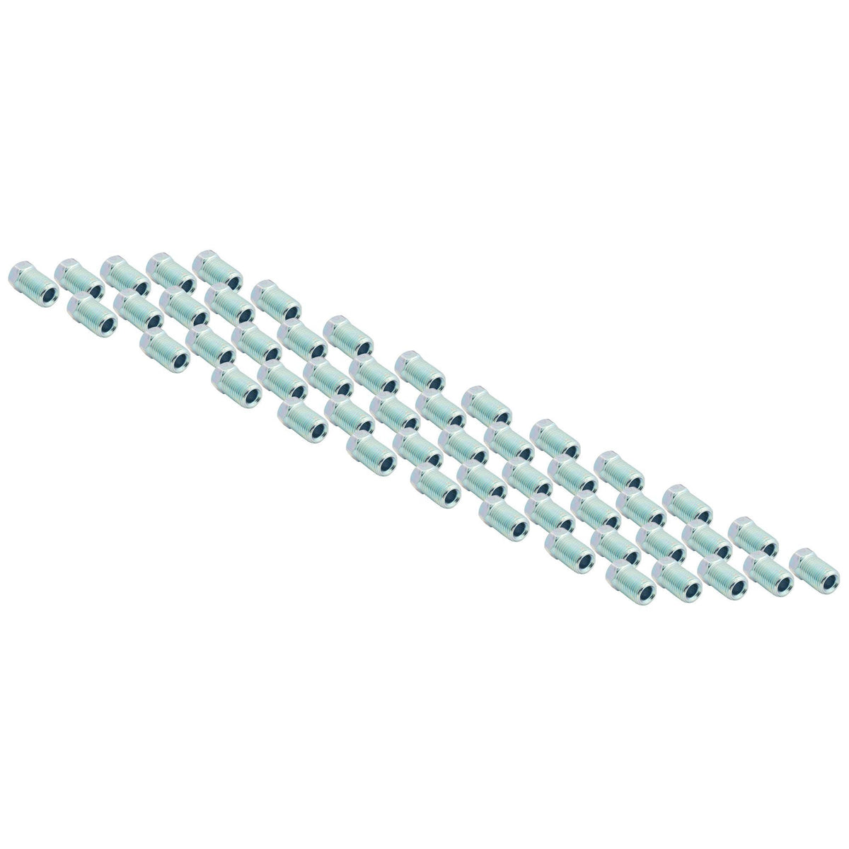 4LifetimeLines 3/16 (M10x1.0 Inverted) Steel Brake Line Fitting, Tube Nut, Pack of 50 - 4LifetimeLines