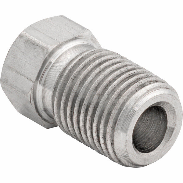 3/16" (M10x1.0 Inverted) Stainless Steel Tube Nut | 10ct
