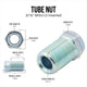 4LIFETIMELINES 3/16 (M10x1.0 Inverted) Steel Brake Line Fitting, Tube Nut, Pack of 50 - 4LifetimeLines