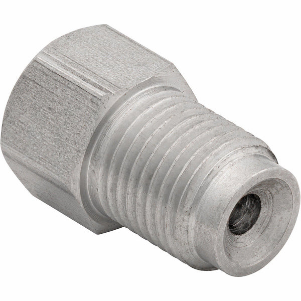 (3/8-24 Inverted)F to (7/16-24 Inverted)M | Stainless Steel Brake Line Adapter | 10ct