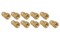 (3/8-24 Inverted)F, (7/16-24 Inverted)M | Brass Adapter | 10ct - 4LifetimeLines