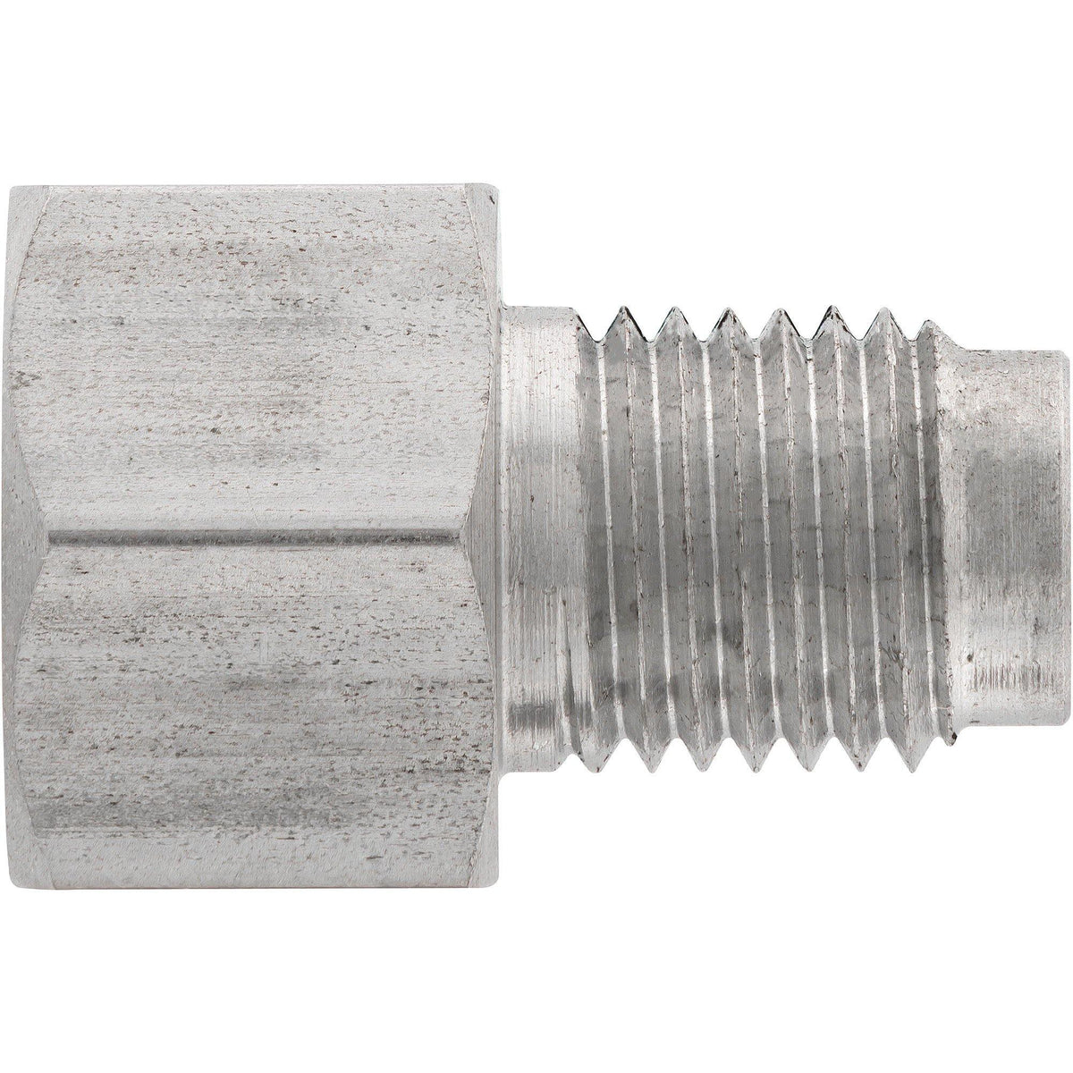 (7/16-24 Inverted)F to (3/8-24 Inverted)M | Stainless Steel Brake Line Adapter | 10ct - 4LifetimeLines