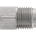 (7/16-24 Inverted)F to (9/16-18 Inverted)M | Stainless Steel Brake Line Adapter | 10ct - 4LifetimeLines
