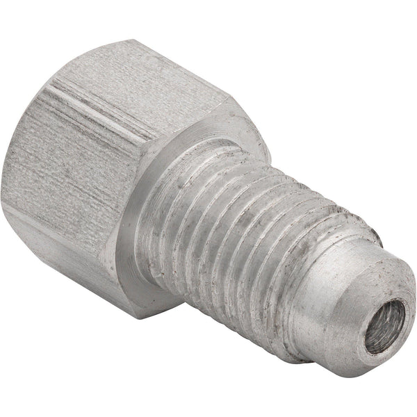 (3/8-24 Inverted)F to (3/8-24 Bubble)M | Stainless Steel Brake Line Adapter | 10ct