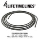 3/16 PVF-Coated 12 ft Coil Flared & Fittedv - 4LifetimeLines