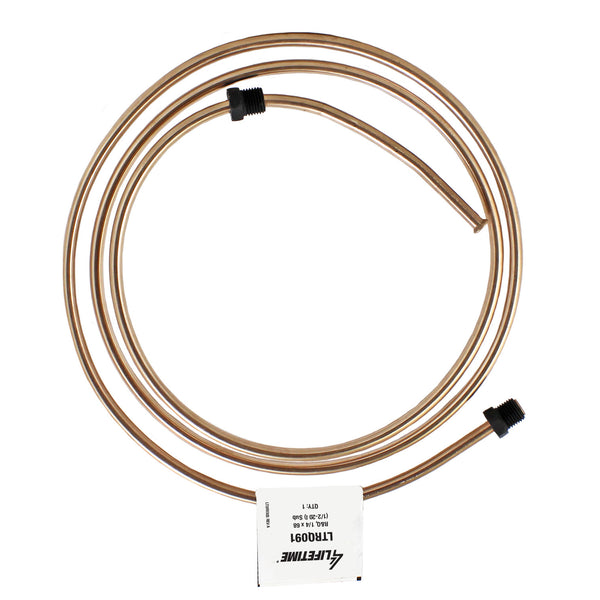 RightQuick 1/4" x 68" Copper-Nickel Brake Line | (1/2-20 I) Pre-Flared with Fittings