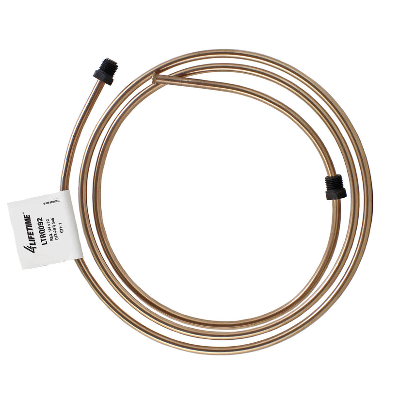 RightQuick 1/4" x 72" Copper Nickel LIne (1/2-20 I) Flared with Fittings
