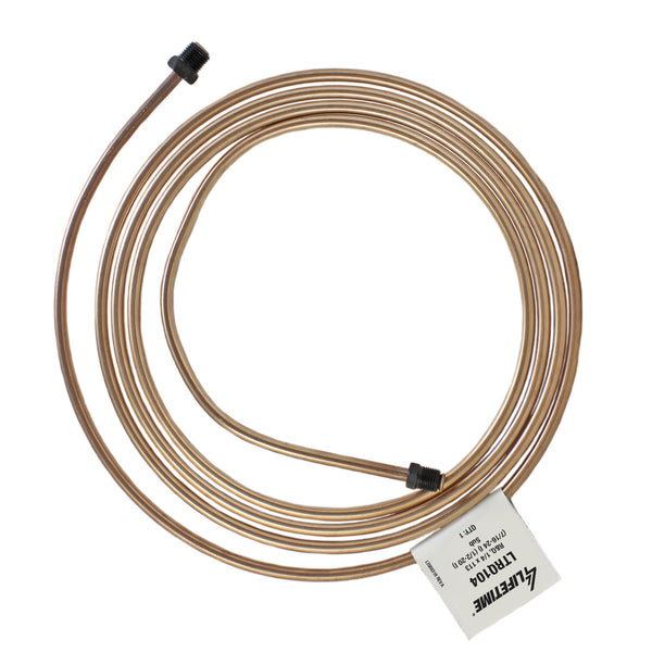RightQuick 1/4" x 113" Copper Nickel Line (7/16-24 I)(1/2-20 I) Flared with Fittings