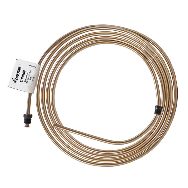 RightQuick 1/4" x 127" Copper-Nickel Brake Line | Dual Inverted Fittings