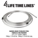 1/4 Stainless Steel 12 ft Coil Flared & Fitted - 4LifetimeLines