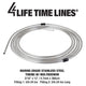 3/16 Stainless Steel 12 ft Coil Flared & Fitted - 4LifetimeLines