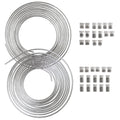 25 ft 3/16" and 1/4" Stainless Steel Brake Line Kit | 32 Stainless Steel Fittings - 4LifetimeLines