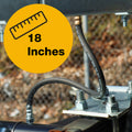Rubber Brake Line - Pre-Cut 3/16" 18" - 4LifetimeLines LTTBH14MF