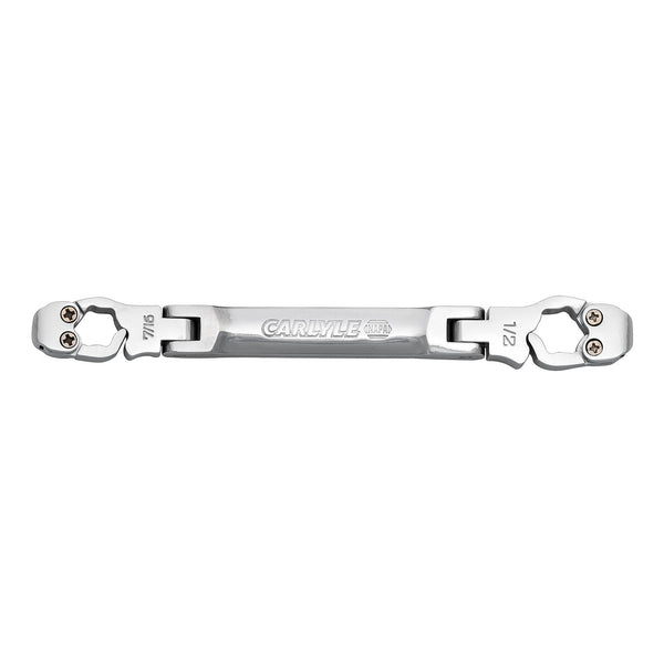 NAPA Carlyle 7/16" & 1/2" Double Flex Ratcheting Line Wrench