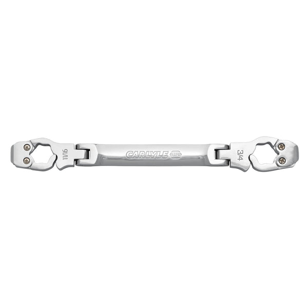 NAPA Carlyle 11/16" & 3/4" Double Flex Ratcheting Line Wrench