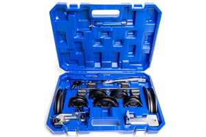 Compact Tubing Bender Kit | 1/4" to 7/8" Soft Tubing | Up to 90º Bends